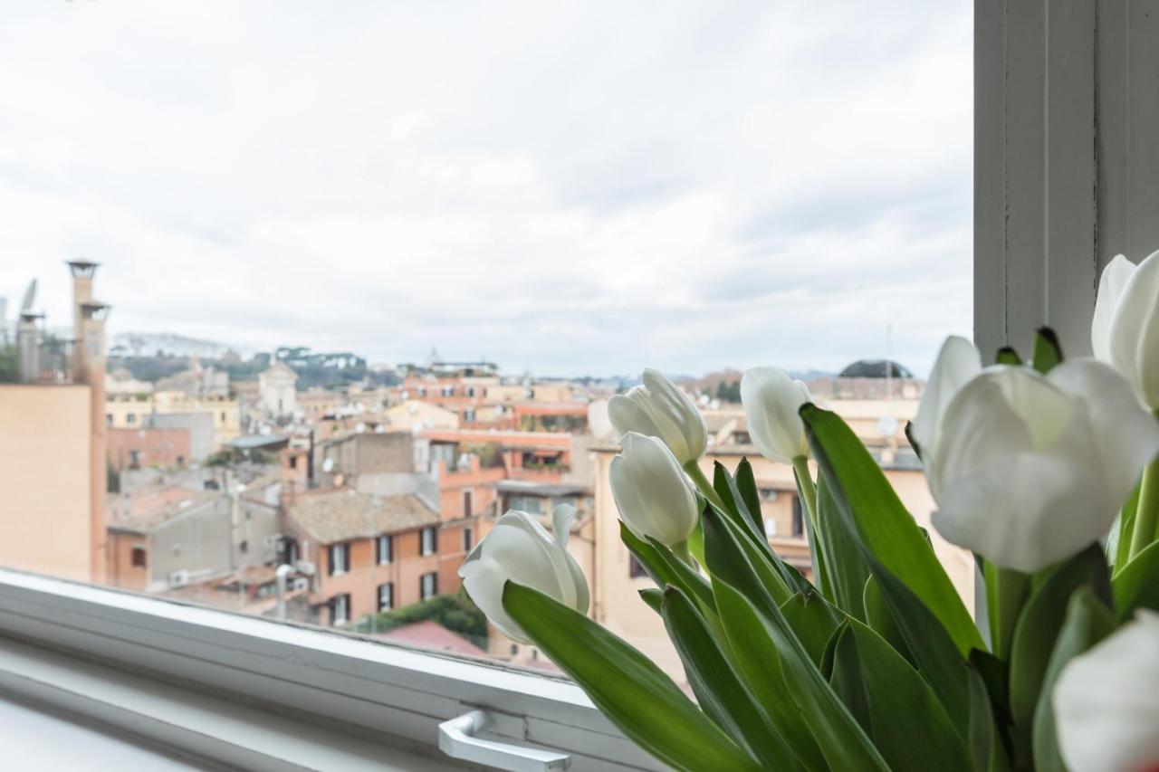 Amazing Penthouse With Private Terrace In Trastevere 罗马 外观 照片